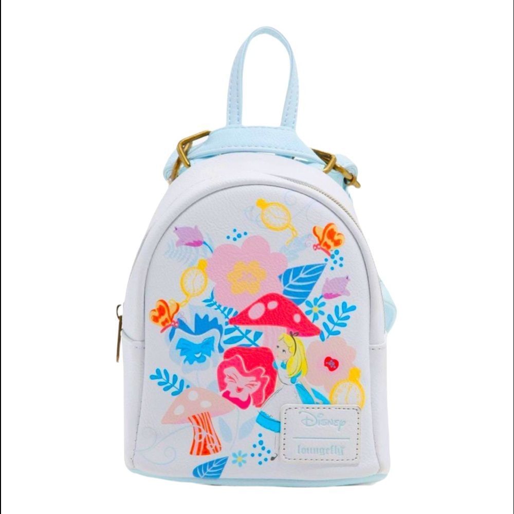 Loungefly Disney Alice In Wonderland Convertible Mini Bag